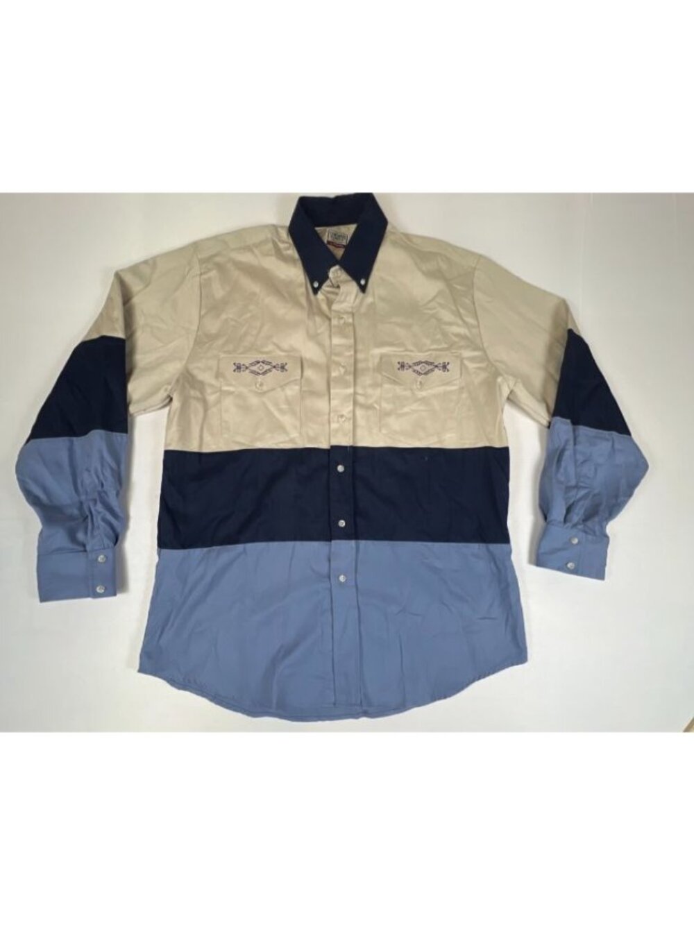 90s Vintage Roper Cowboys Turtle Association Western Snap Shirt Large